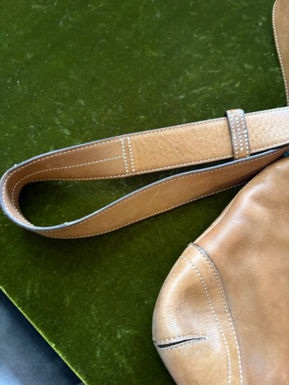 Coach Tan Leather Buckle Crossbody Bag - Picture 4 of 14